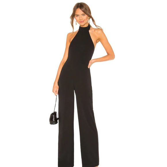 Lovers and Friends Heather Jumpsuit in Black NWOT Size Small - Picture 1 of 4
